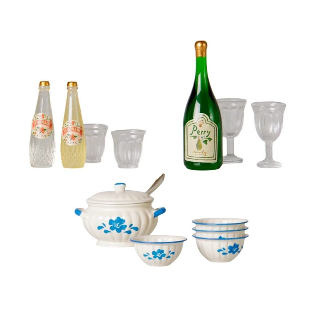 Maileg Soup Set Mouse ** PRE-ORDER November **
