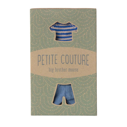 Maileg Knitted Sweater and Pants Big Brother Mouse
