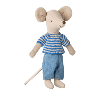 Maileg Knitted Sweater and Pants Big Brother Mouse