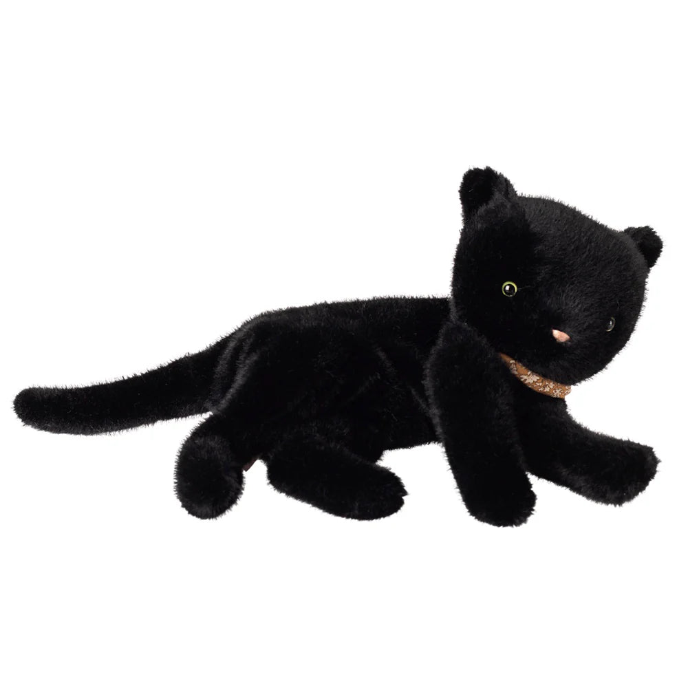 Maileg Sleeping Kitten Plush Medium - Black ** Special Order **