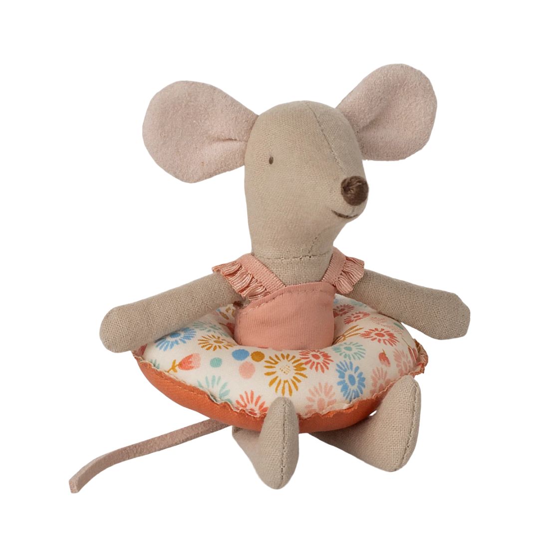 Maileg Beach Mouse Little Sister with Float (Assorted)