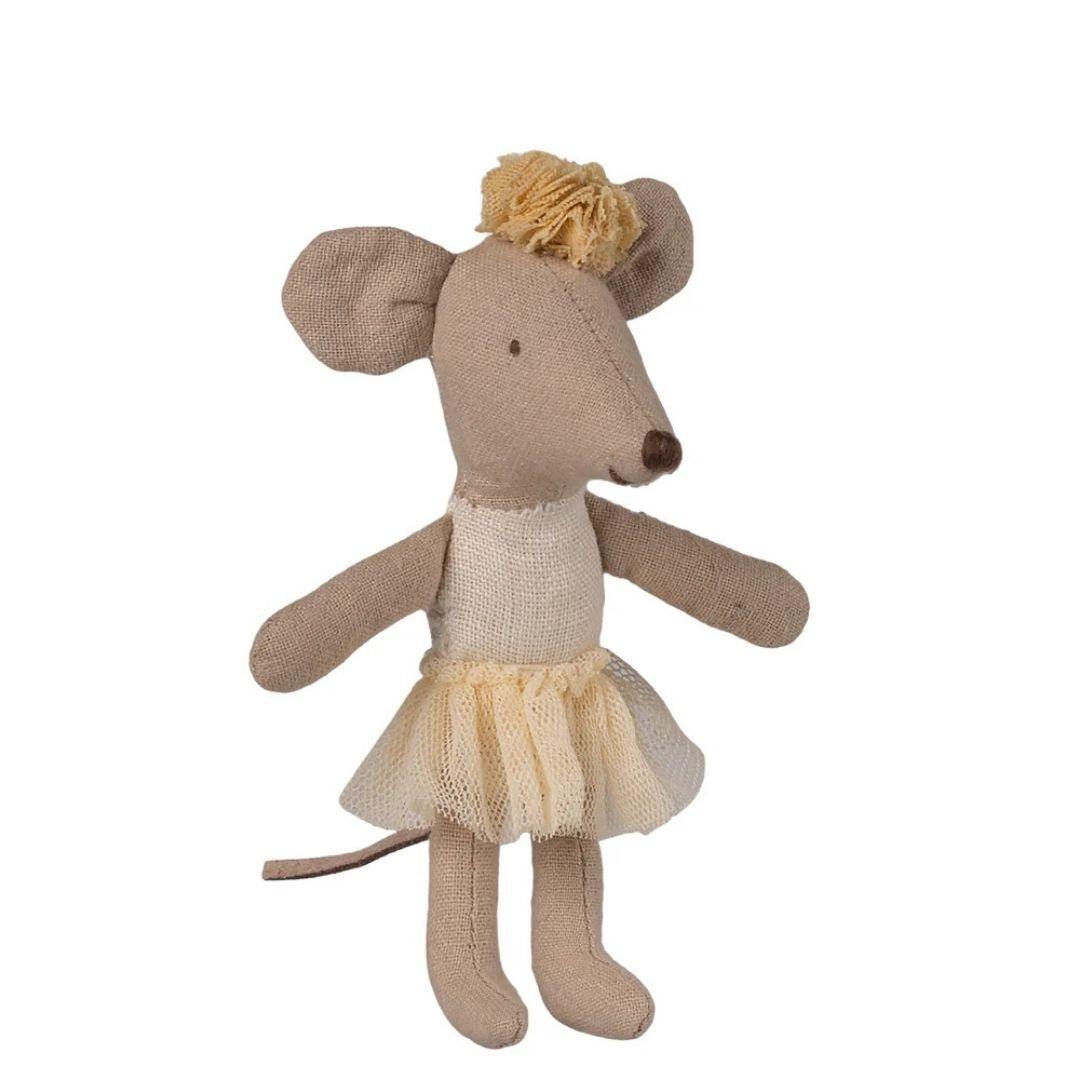 Maileg Ballerina Mouse Little Sister Off White (2026)