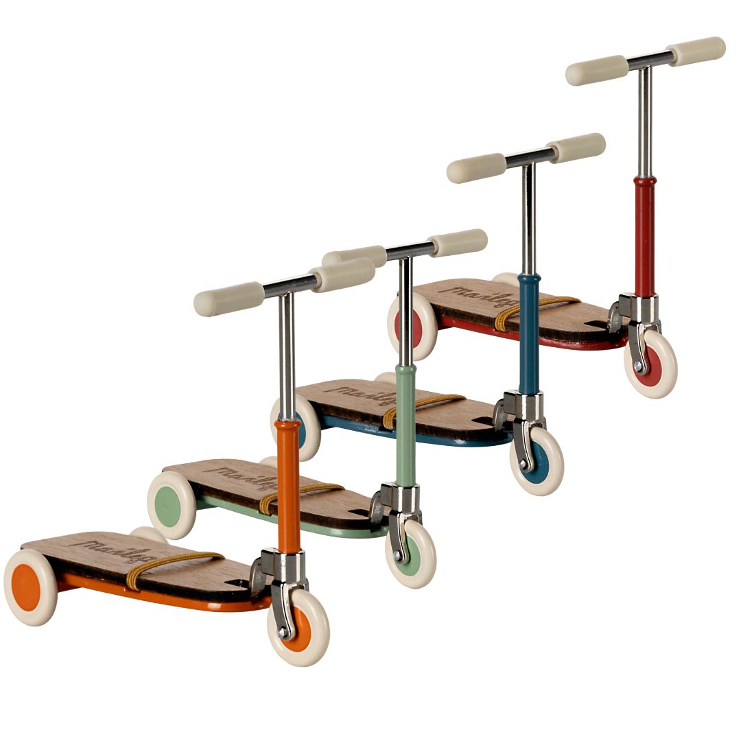 Maileg Kick Board Scooter Mouse (Assorted)