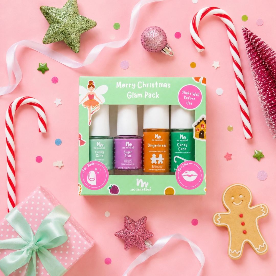 No Nasties Kids Merry Christmas Glam Gift Set