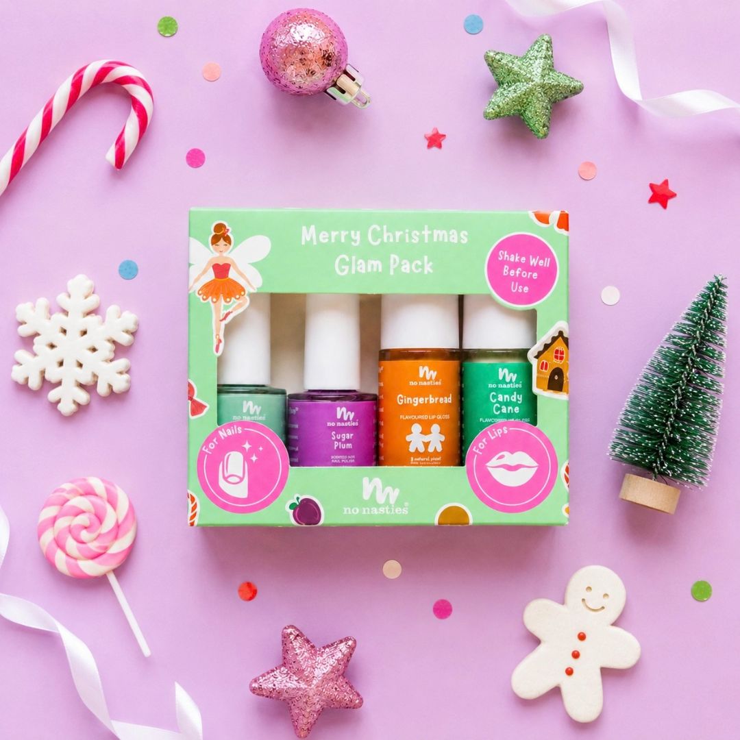No Nasties Kids Merry Christmas Glam Gift Set