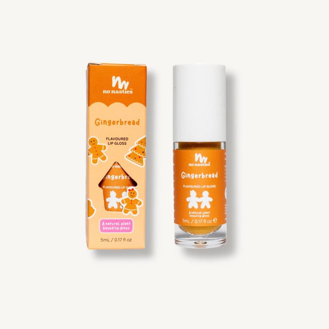 No Nasties Kids Gingerbread Natural Kids Lip Gloss
