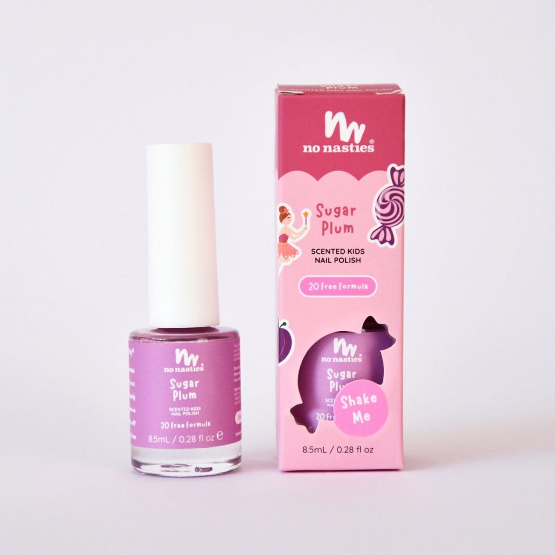 No Nasties Kids Sugar Plum Scented Kids Nail Polish