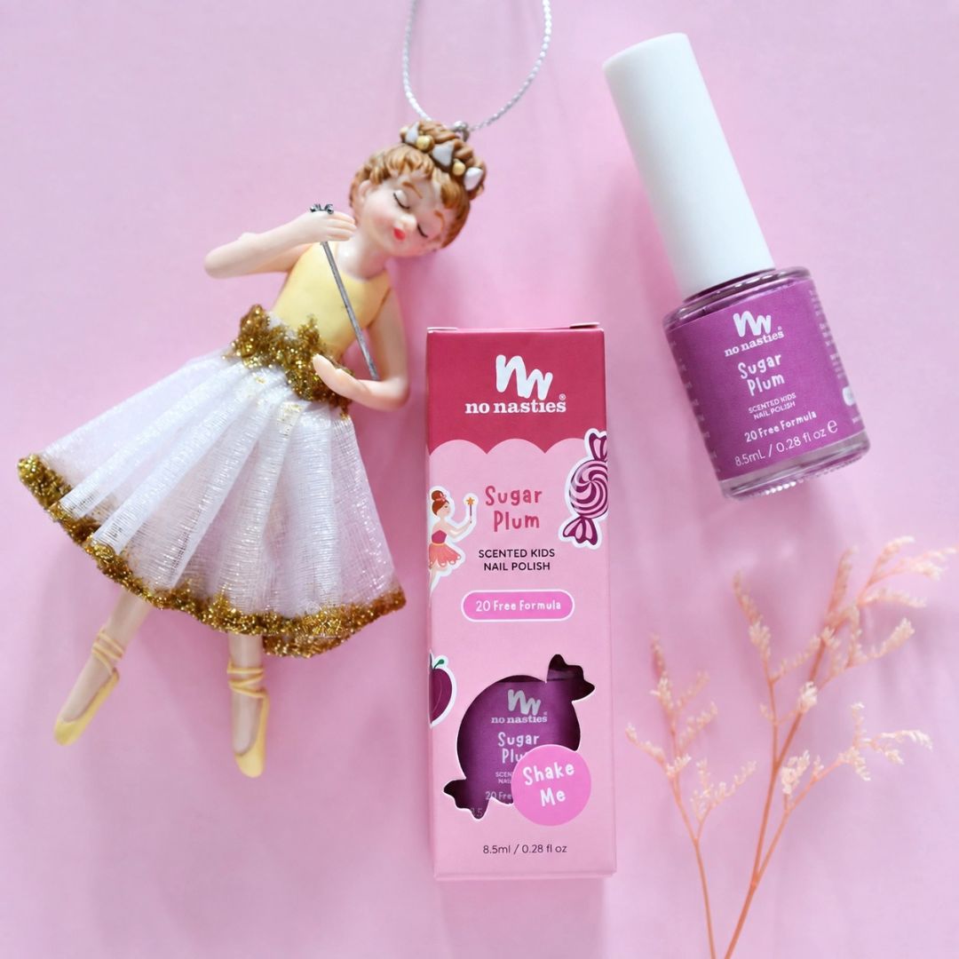 No Nasties Kids Sugar Plum Scented Kids Nail Polish
