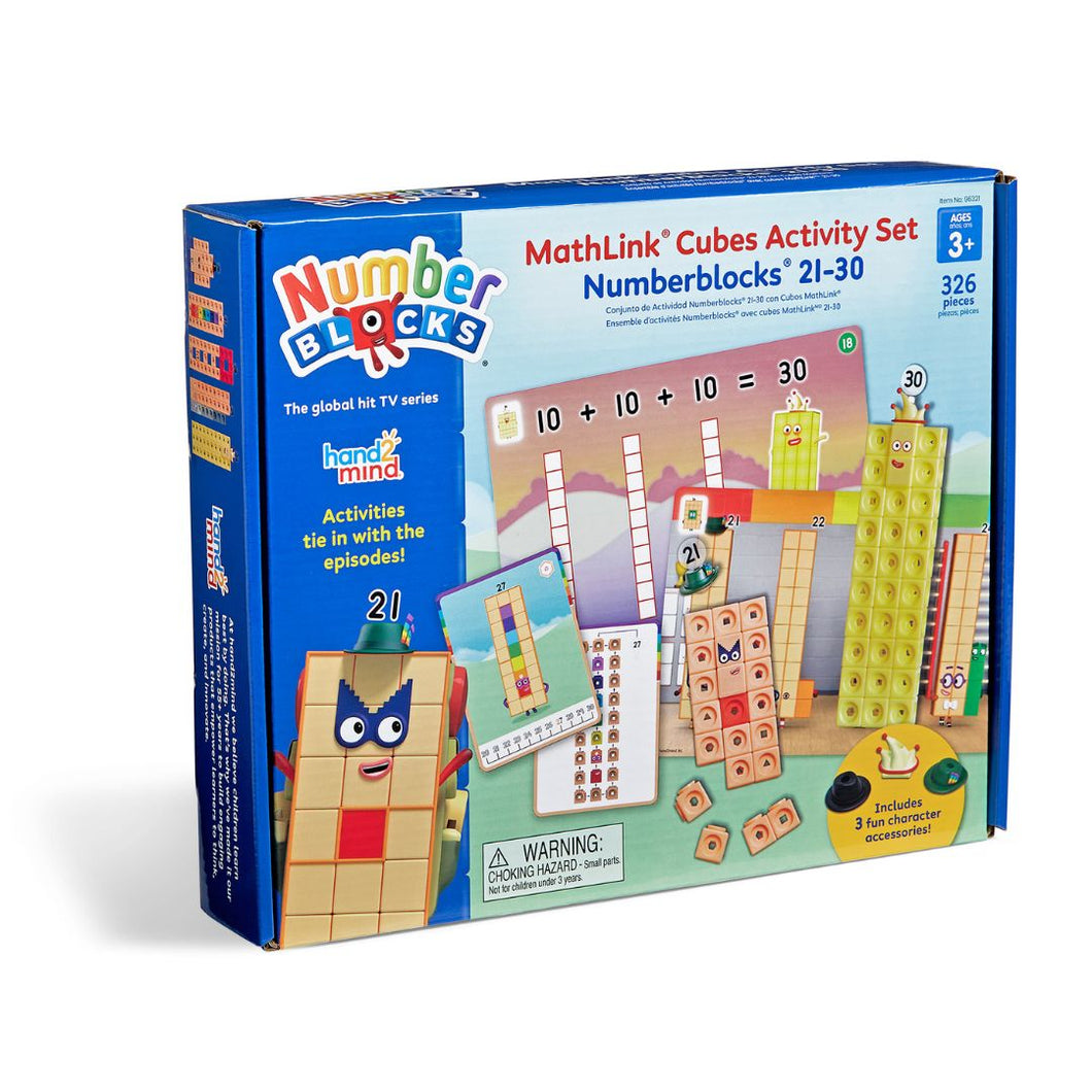 NUMBERBLOCKS® MathLink® Cubes 21-30 Activity Set