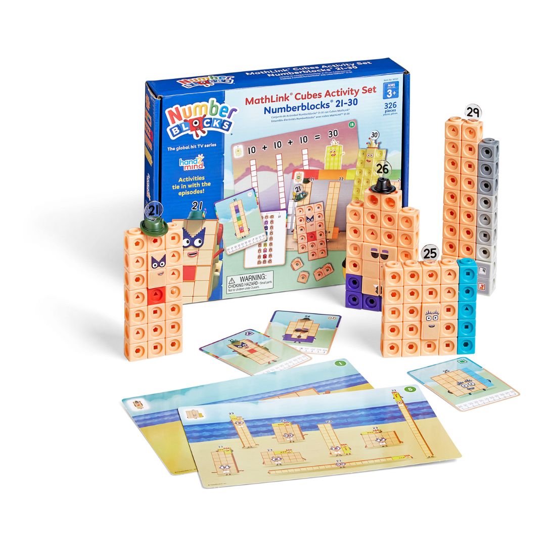 NUMBERBLOCKS® MathLink® Cubes 21-30 Activity Set