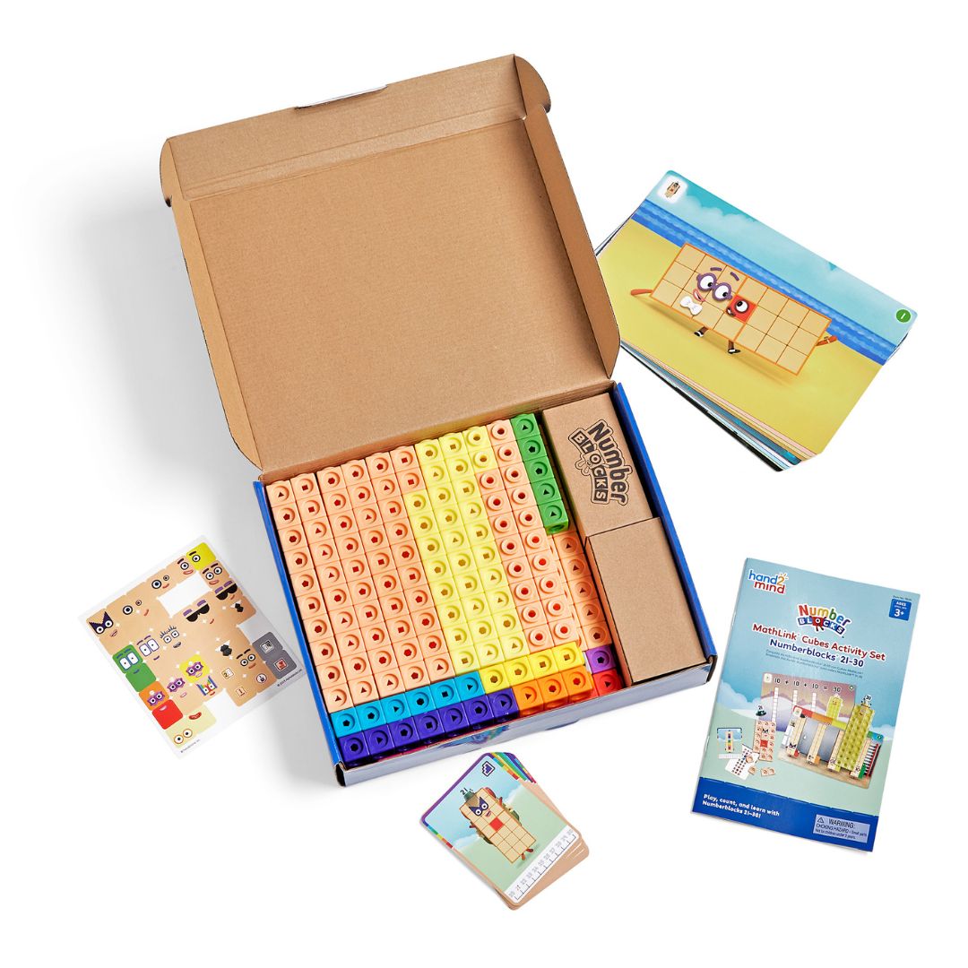 NUMBERBLOCKS® MathLink® Cubes 21-30 Activity Set