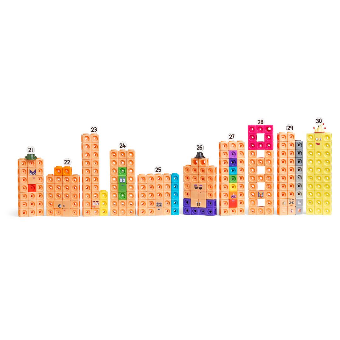 NUMBERBLOCKS® MathLink® Cubes 21-30 Activity Set
