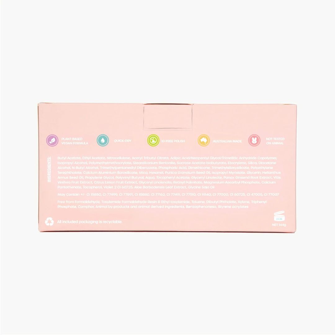 Oh Flossy Pink Pamper Nail Polish Set