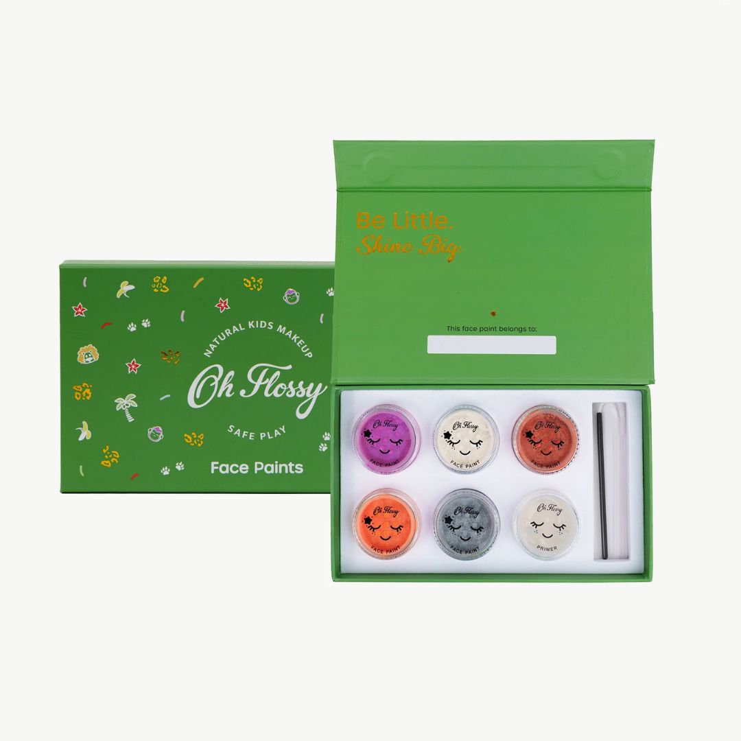 Oh Flossy Wild Wonders Kids Face Paint Set (New)