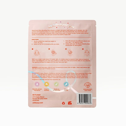 Oh Flossy Skincare - Bright Burst Glow Boosting Citrus Mask