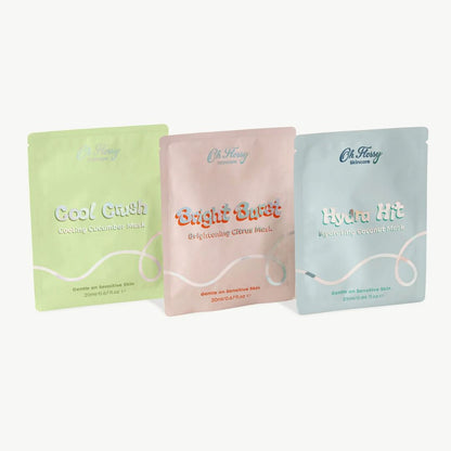 Oh Flossy Skincare - Skin Squad Sheet Mask Trio