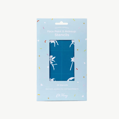 Oh Flossy Face Paint & Makeup Stencils - Teal