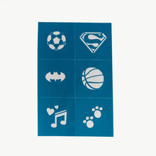 Load image into Gallery viewer, Oh Flossy Face Paint &amp; Makeup Stencils - Teal
