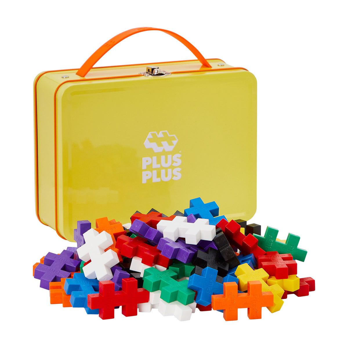 Plus-Plus BIG 70pcs Metal Suitcase Basic Colours