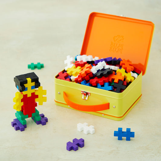 Plus-Plus BIG 70pcs Metal Suitcase Basic Colours