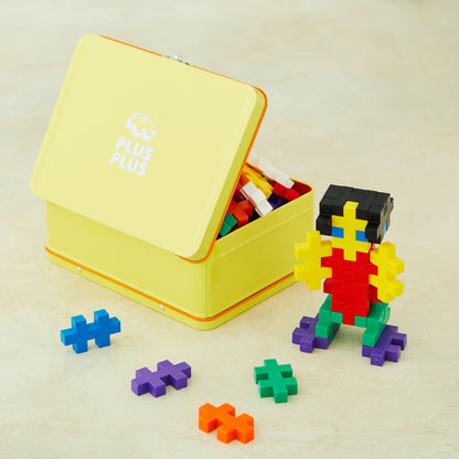Plus-Plus BIG 70pcs Metal Suitcase Basic Colours