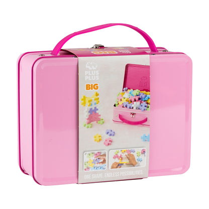 Plus-Plus BIG 70pcs Metal Suitcase Pastel Colours