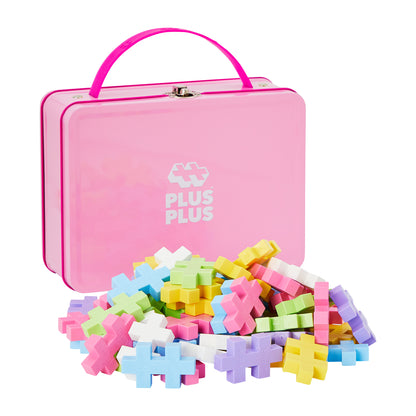 Plus-Plus BIG 70pcs Metal Suitcase Pastel Colours