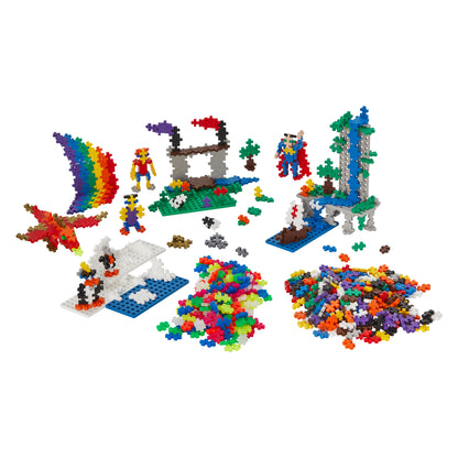 Plus-Plus 700pcs Basic Colours - Learn to Build Super Set