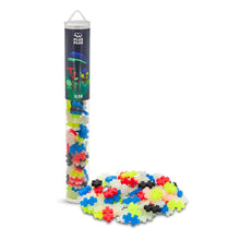 Load image into Gallery viewer, Plus-Plus 100pc Glow-in-the-Dark Puzzle Tube
