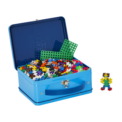 Plus-Plus 600pcs Metal Suitcase Basic & Neon