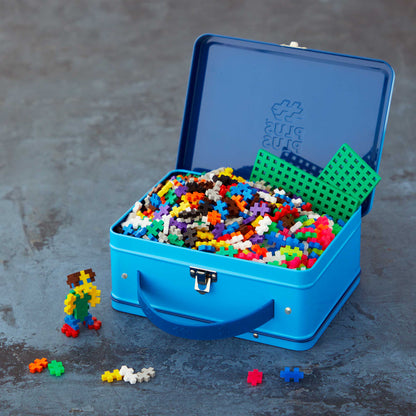 Plus-Plus 600pcs Metal Suitcase Basic & Neon