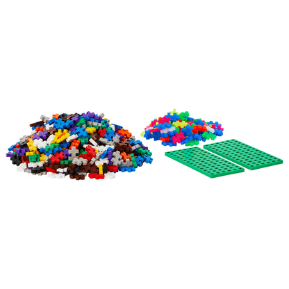 Plus-Plus 600pcs Metal Suitcase Basic & Neon