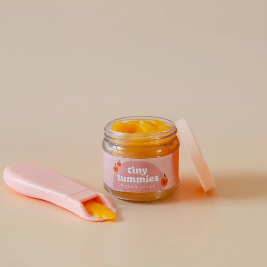 Tiny Harlow Magic Peach Jelly Jar and Spoon ** FINAL SALE **