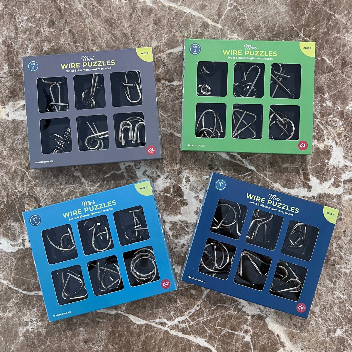 Classic Mini Wire Puzzles 6pack (Assorted)