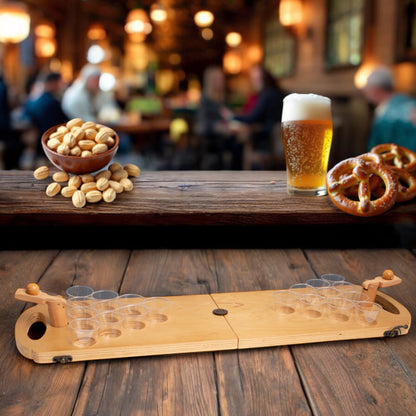 Refinery & Co Wooden Beer Pong Game ** FINAL SALE **