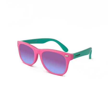 Flexi Sunnies Pink & Mint with Purple Pink Lenses