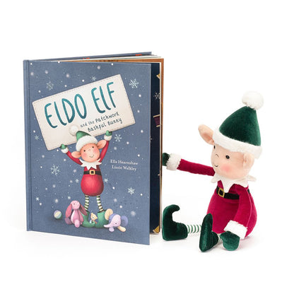 Jellycat Eldo Elf & Book Bundle
