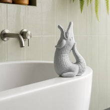Load image into Gallery viewer, Scrunch Crocodile Pourer - Duck Egg Blue
