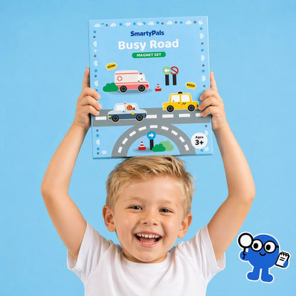 SmartyPals Busy Road Magnet Set