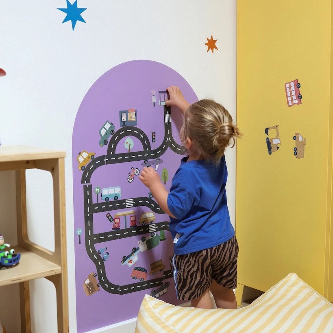 SmartyPals Busy Road Magnet Set