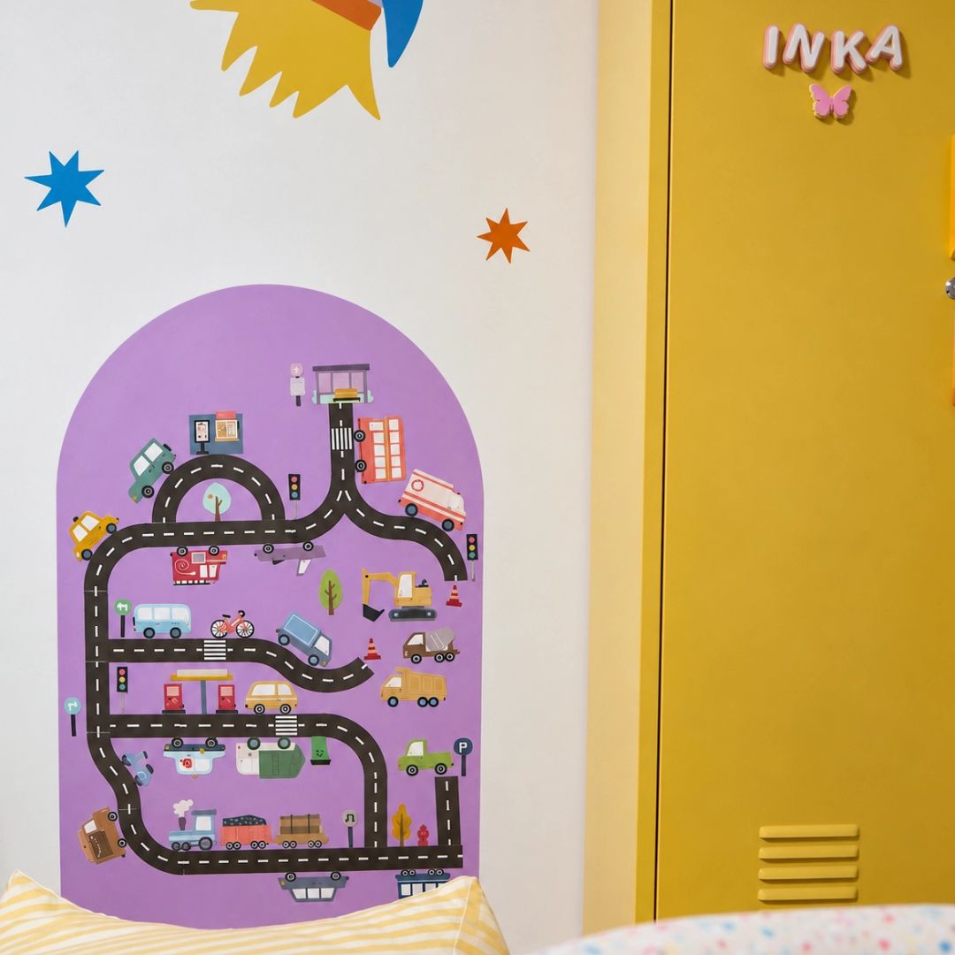 SmartyPals Busy Road Magnet Set