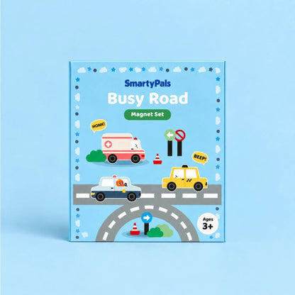 SmartyPals Busy Road Magnet Set