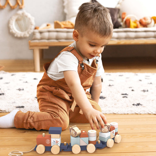Speedy Monkey Stacking Train ** FINAL SALE **