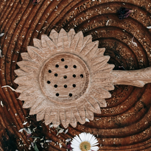 Load image into Gallery viewer, Wooden Sunflower Duo Spoon
