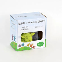 Load image into Gallery viewer, Tara Treasures Where Is The Green Sheep? Toy and Book Set

