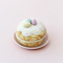 Load image into Gallery viewer, Tara Treasures Felt Pastel Eggs Doughnut
