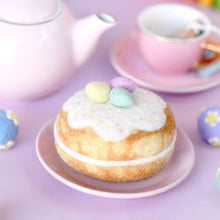 Load image into Gallery viewer, Tara Treasures Felt Pastel Eggs Doughnut
