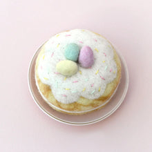 Load image into Gallery viewer, Tara Treasures Felt Pastel Eggs Doughnut
