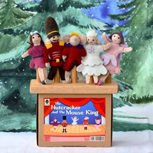 Load image into Gallery viewer, Tara Treasures Nutcracker and the Mouse King Finger Puppet Set
