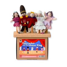 Load image into Gallery viewer, Tara Treasures Nutcracker and the Mouse King Finger Puppet Set
